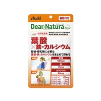 アサヒグループ食品 ディアナチュラスタイル 葉酸×鉄・カルシウム 60日 FCN1820