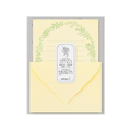 デザインフィル レターセット 花色和紙 黄A FC593SU-86930006