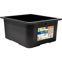 スペクトラムブランズジャパン テトラ じょうろでキレイメダカ鉢 40×40 黒 FC650TF