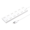 サンワサプライ 電源タップ(2P・12個口・2m) ホワイト TAP-2312-2W