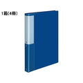 コクヨ クリヤーブック POSITY 固定式A4 60ポケット ブルー 4冊 1箱(4冊) F826225-P3ﾗ-L60NB