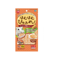 マルカン はむはむぴゅーれ ピーナッツ風味ささみペース 30g(5g×6本入) FC75288-MR-860