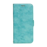 NATURALdesign iPhone 12/12 Pro用手帳型ケース STYLE NATURAL ターコイズ IP20_61-VS08