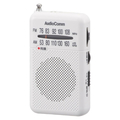 オーム電機 ポケットラジオ ホワイト RAD-P370S-W